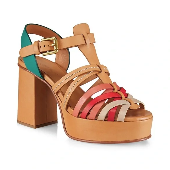 See by Chloé
Sierra 60MM Leather Platform Sandals 👡‼️‼️ - Picture 1 of 11